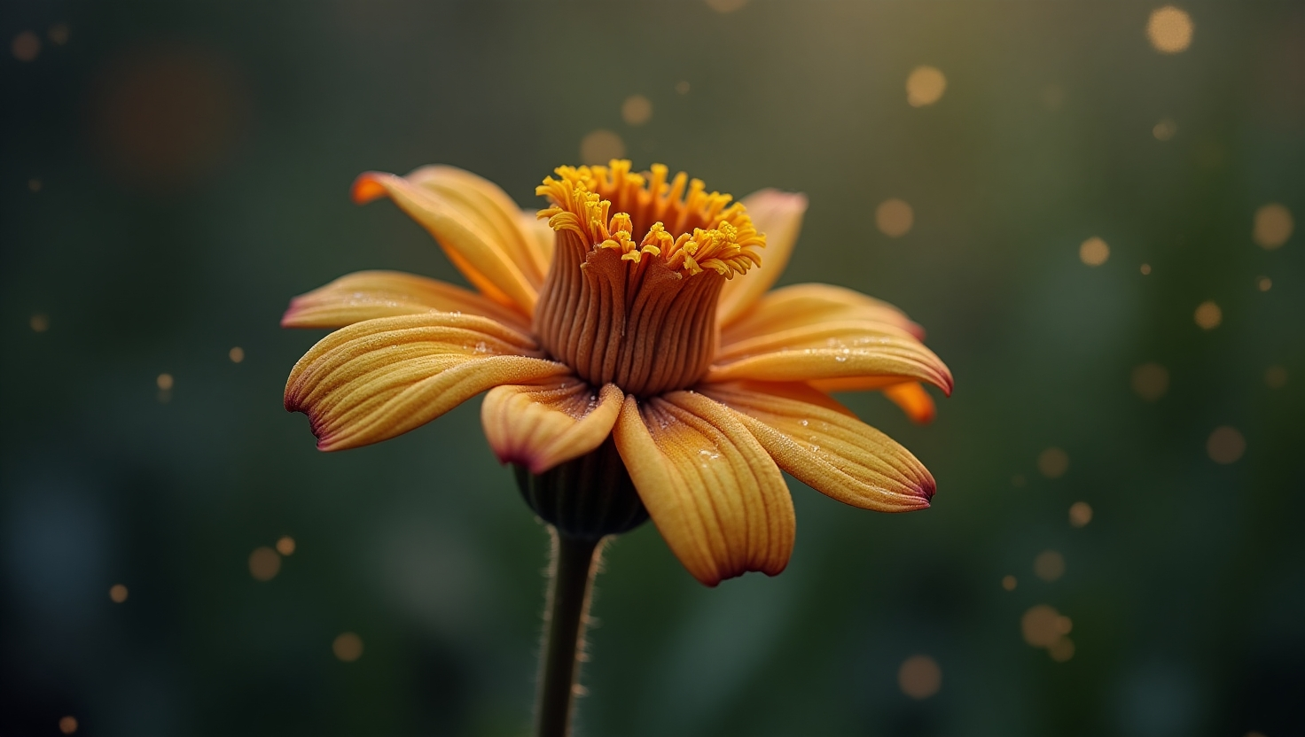 Tears on a Withered Flower